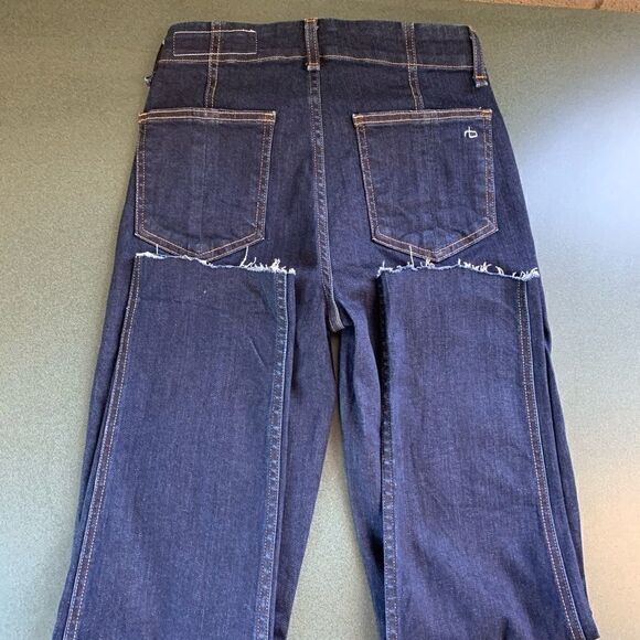 Rag & bone Nina high rise cigarette 24 vgc frayed - Picture 11 of 15